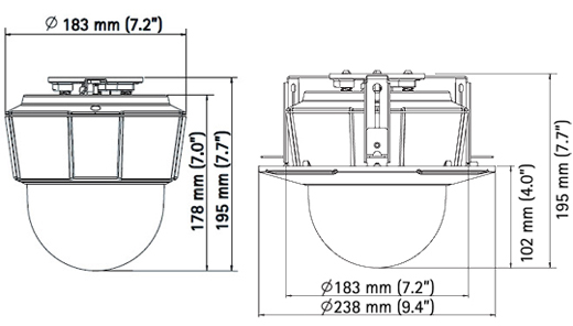 Kamera szybkoobrotowa IP AXIS P5522